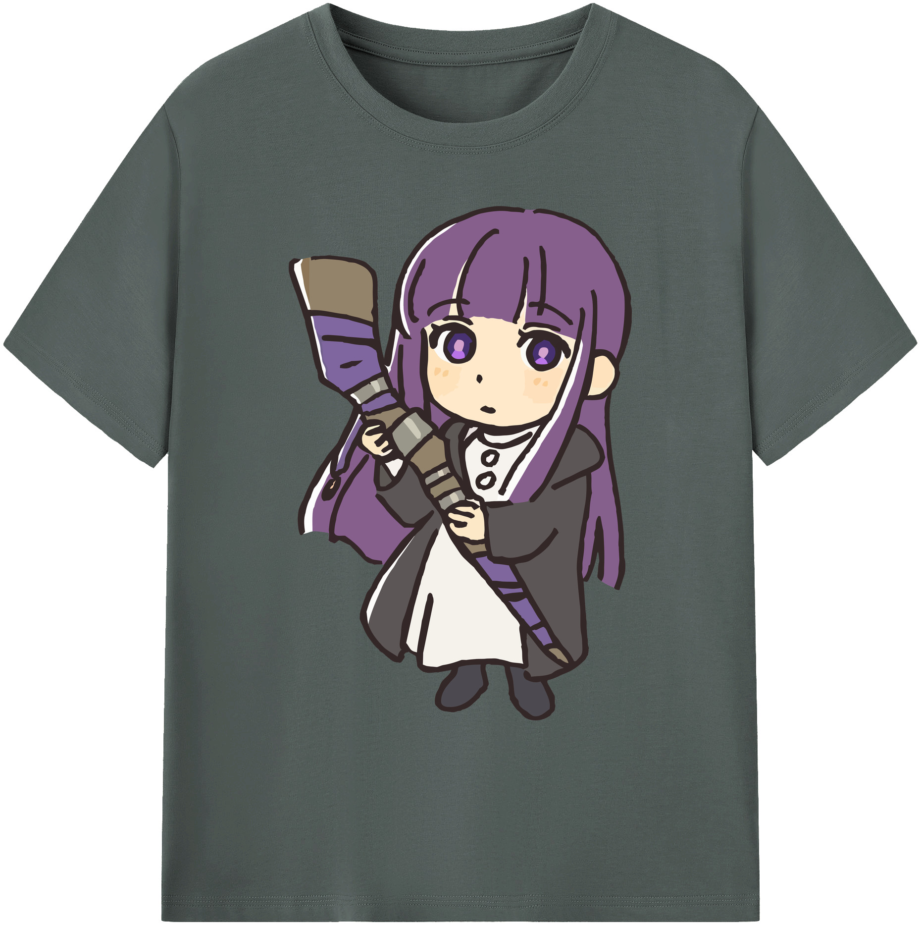 （画像用） 葬送のフリーレン Frieren 綿100％ メンズ半袖Tシャツ｜肌触りやわらか＆通気性